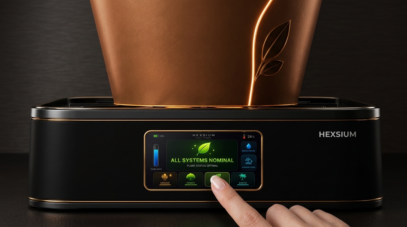 Selecting Botanical Mode on Screen